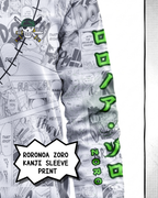 Roronoa Zoro Manga Bomber Jacket | One Piece Drop 001 Kuro Republic