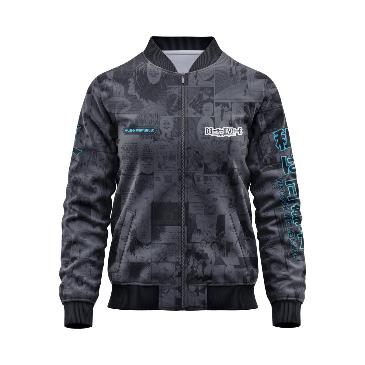 L | DEATH NOTE | MANGA BOMBER JACKET