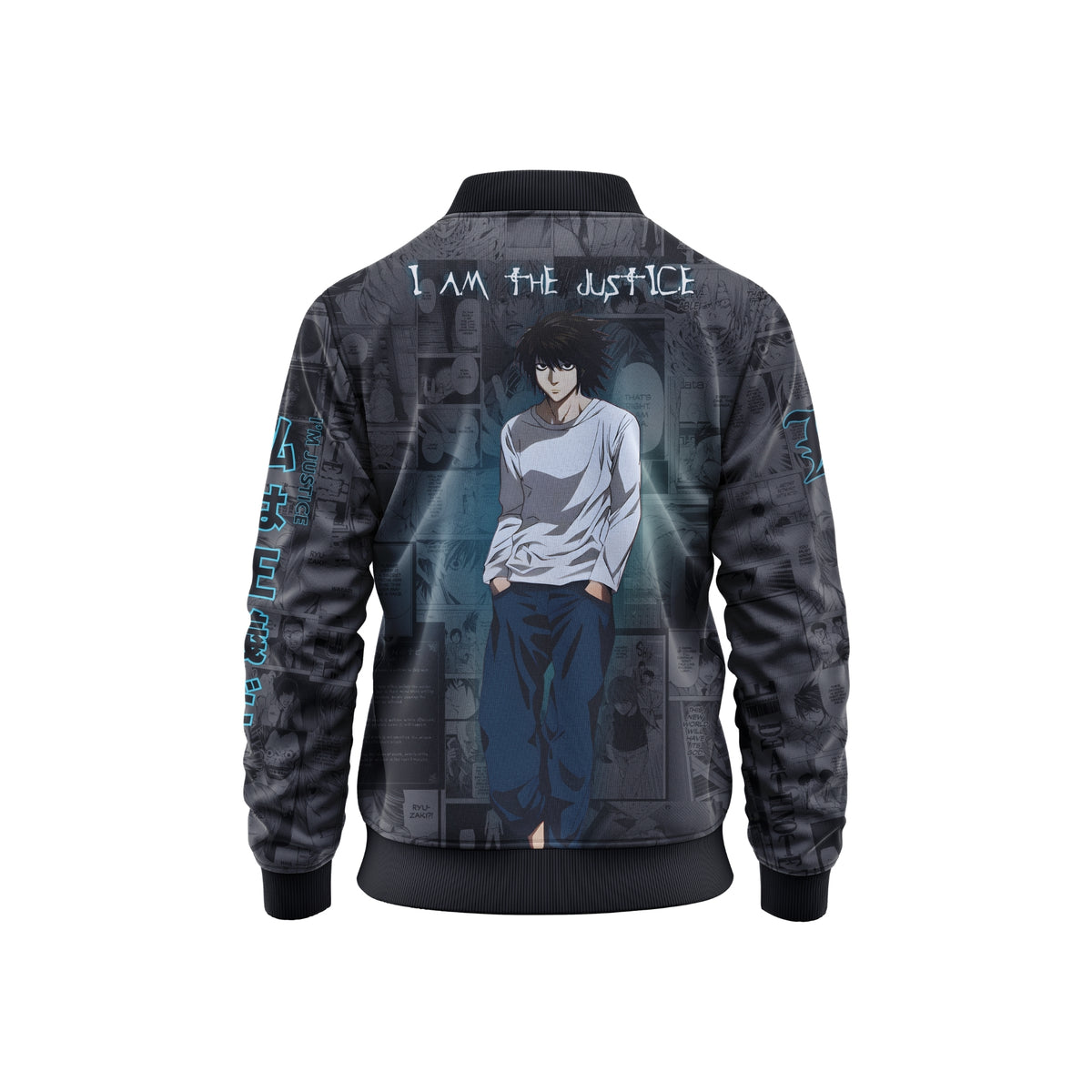 L | DEATH NOTE | MANGA BOMBER JACKET
