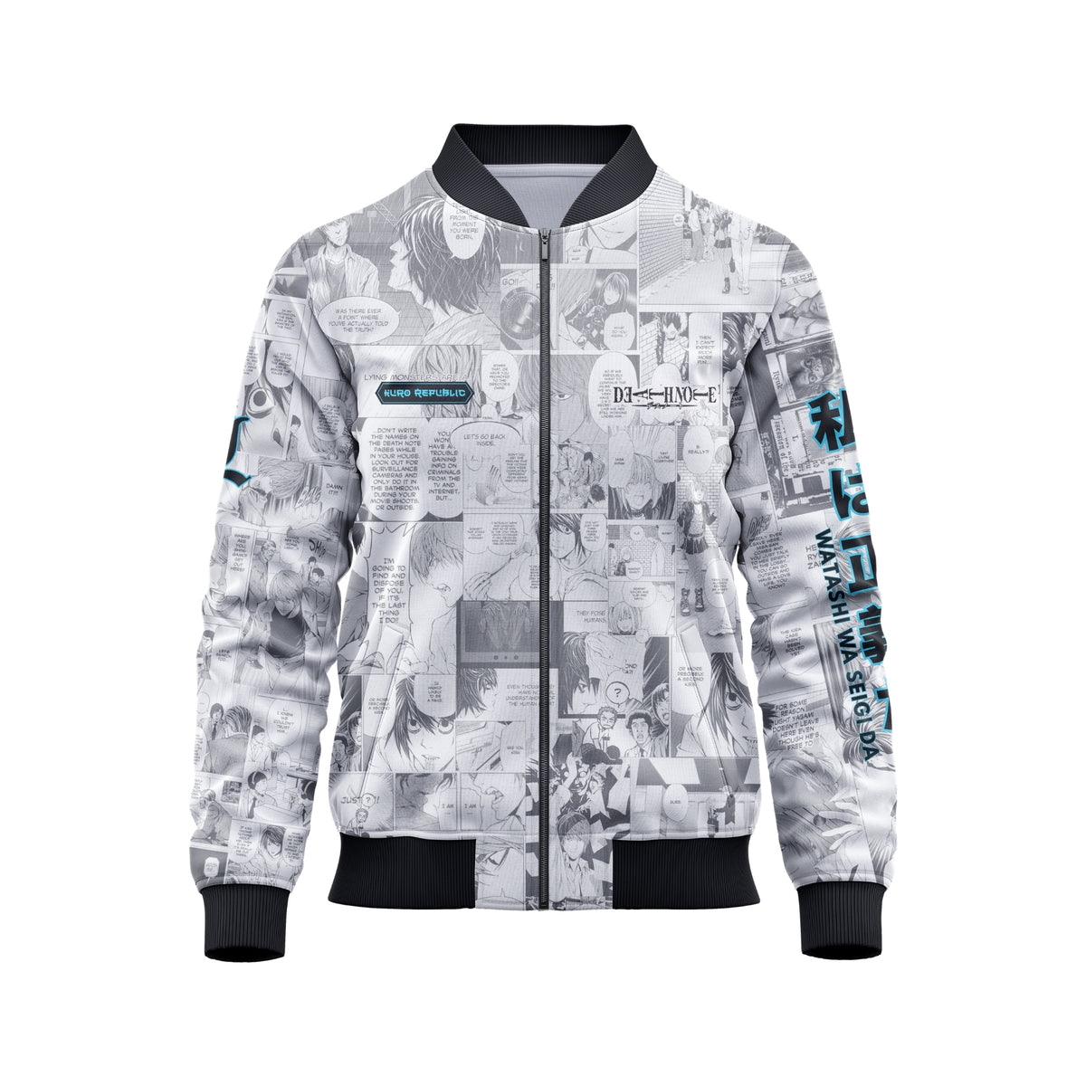 L | DEATH NOTE | MANGA BOMBER JACKET