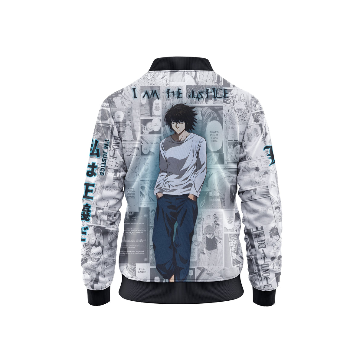 L | DEATH NOTE | MANGA BOMBER JACKET