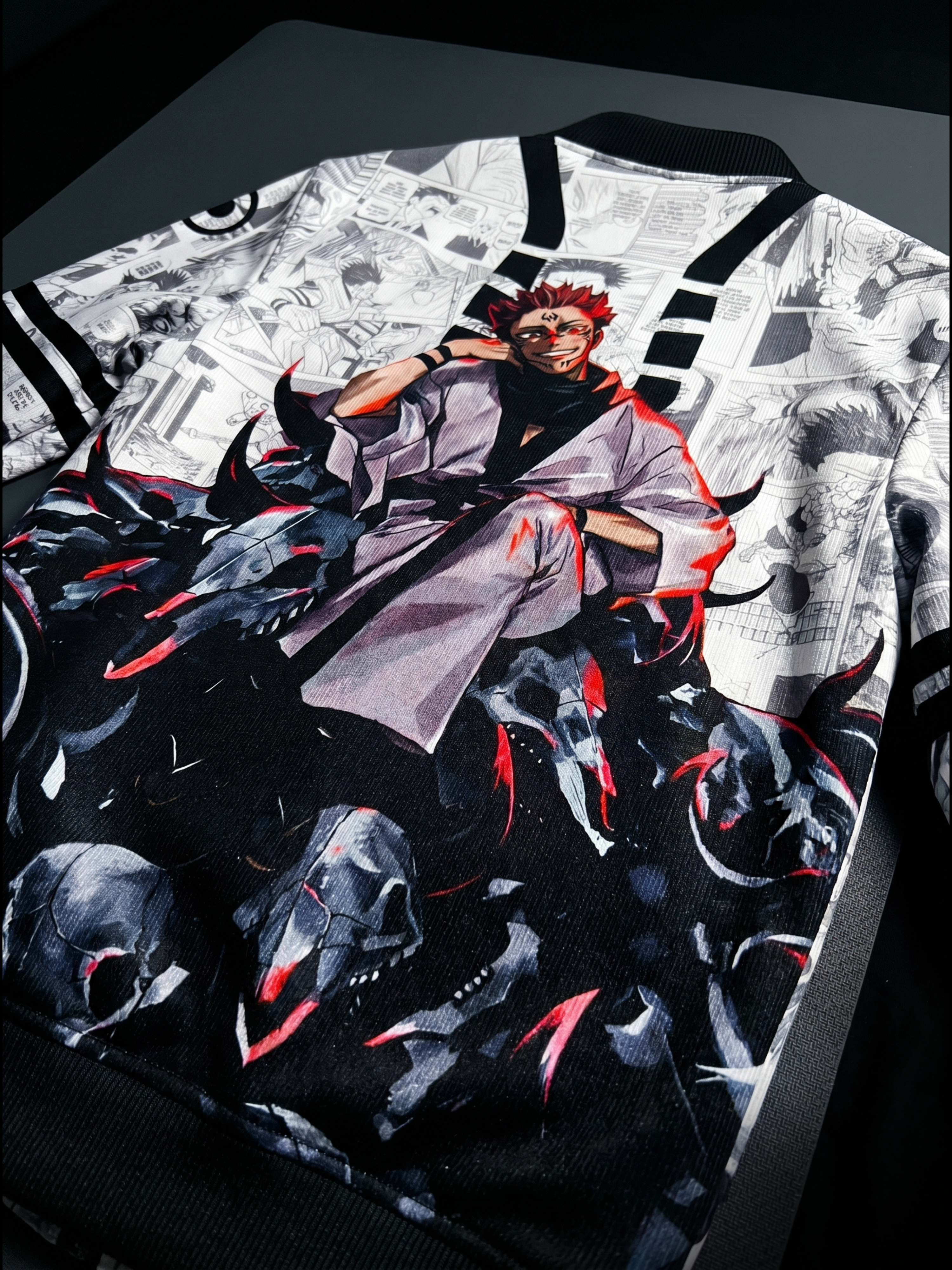 Ryomen Sukuna Bomber Jacket | JJK Drop - Stylish Manga-Inspired Apparel