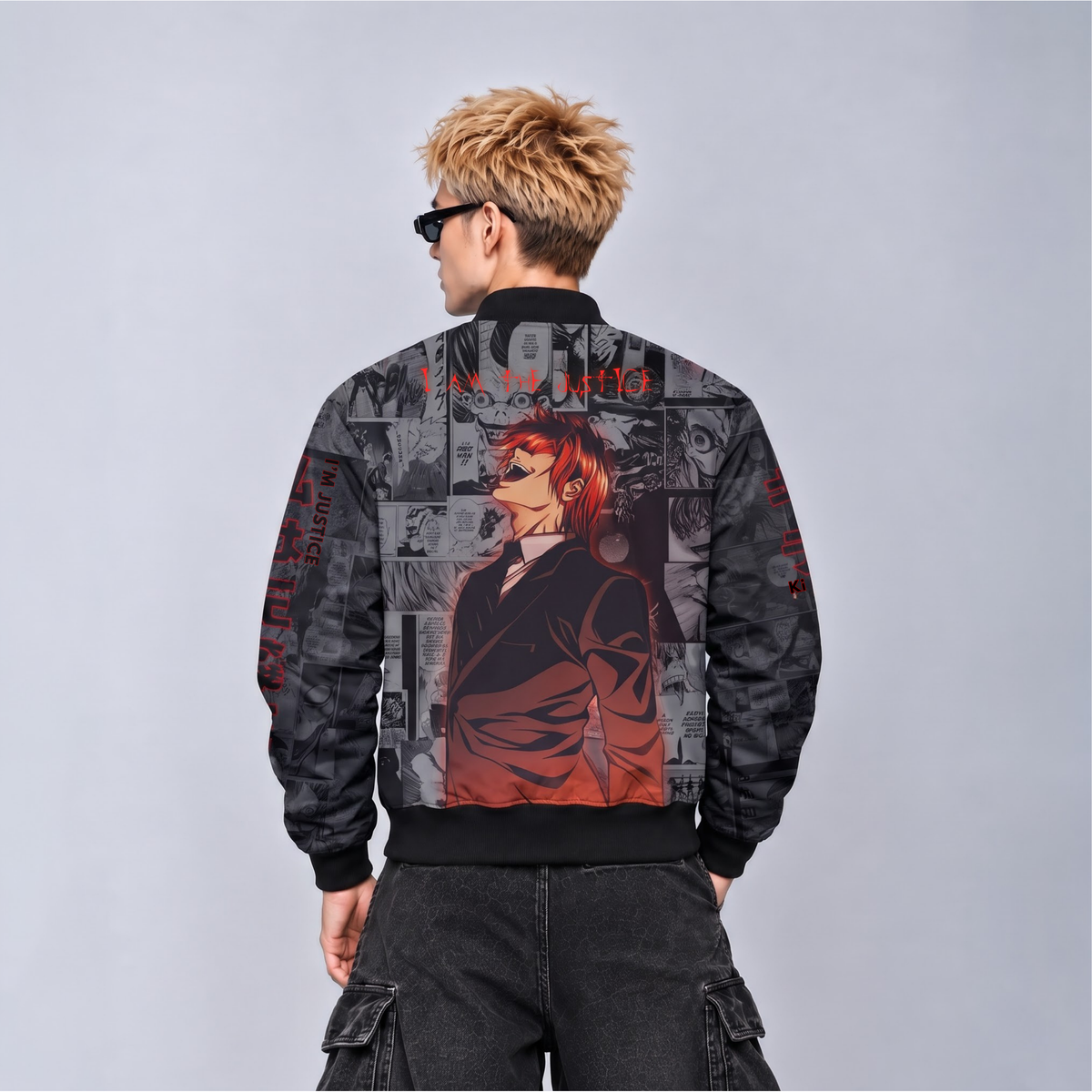 LIGHT YAGAMI | DEATH NOTE | MANGA BOMBER JACKET