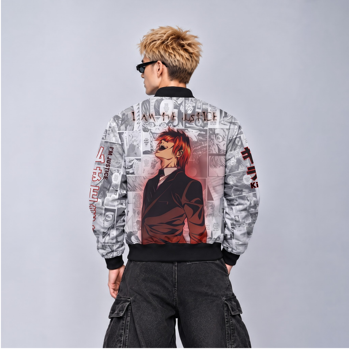 LIGHT YAGAMI | DEATH NOTE | MANGA BOMBER JACKET