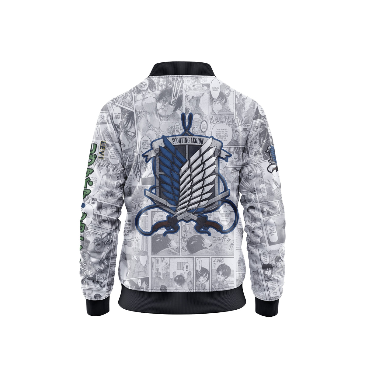 LEVI | ATTACK ON TITAN | MANGA BOMBER JACKET