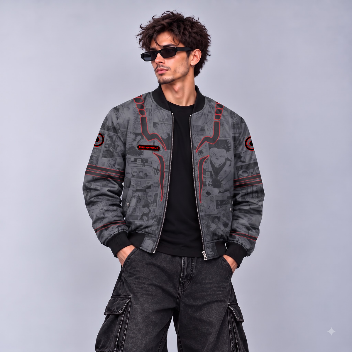 SUKUNA | JUJUTSU KAISEN | MANGA BOMBER JACKET