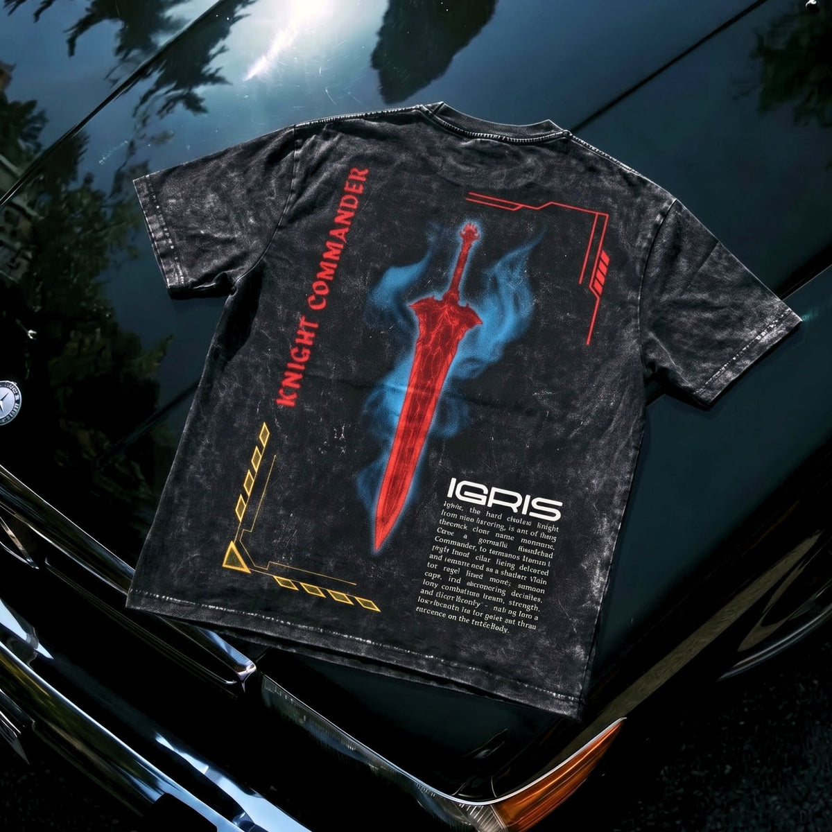 IGRIS | BLOOD-RED COMMANDER (ACID WASH)