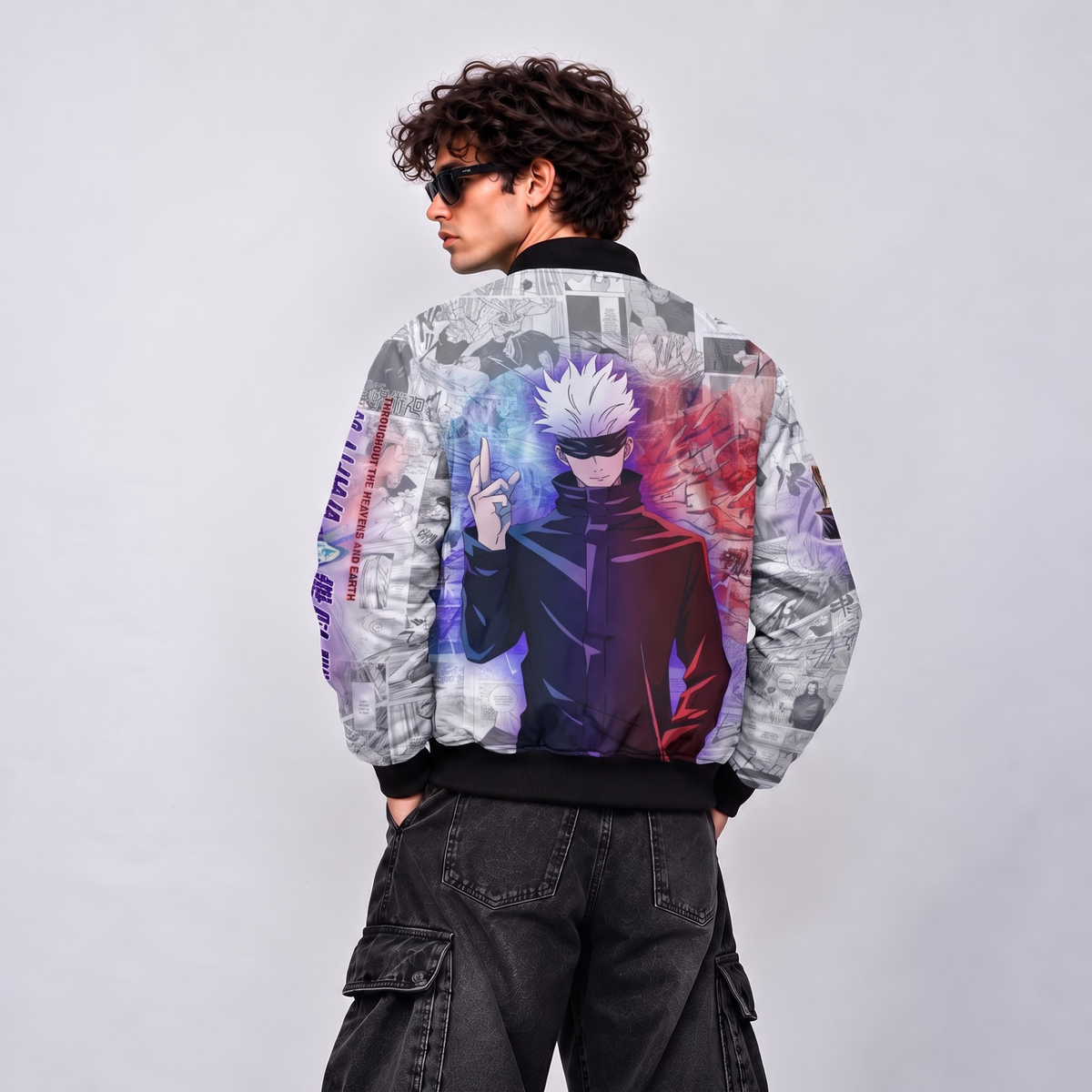 GOJO | JUJUTSU KAISEN | MANGA BOMBER JACKET