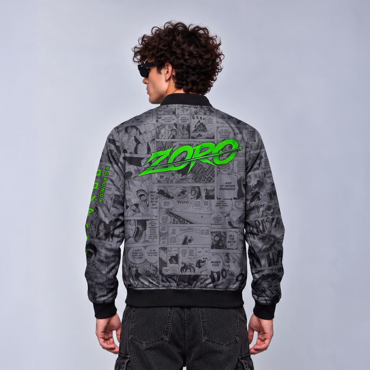 RORONOA ZORO MANGA BOMBER JACKET