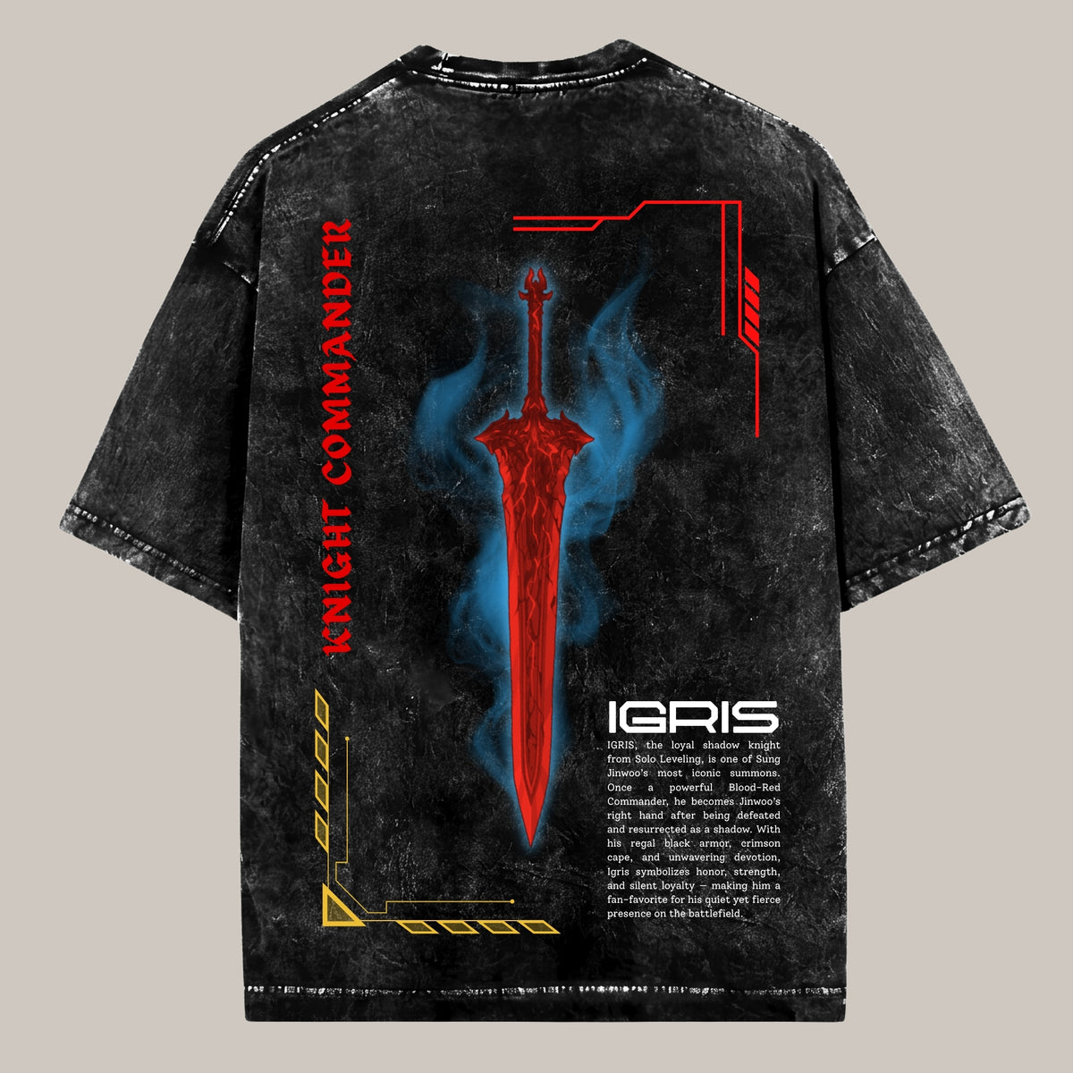 IGRIS | BLOOD-RED COMMANDER (ACID WASH)