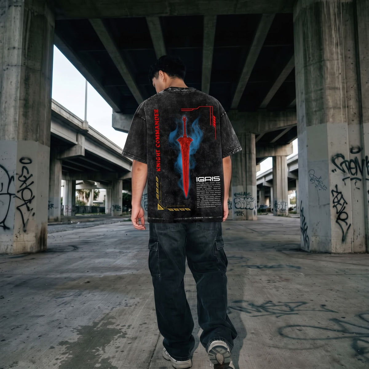 IGRIS | BLOOD-RED COMMANDER (ACID WASH)