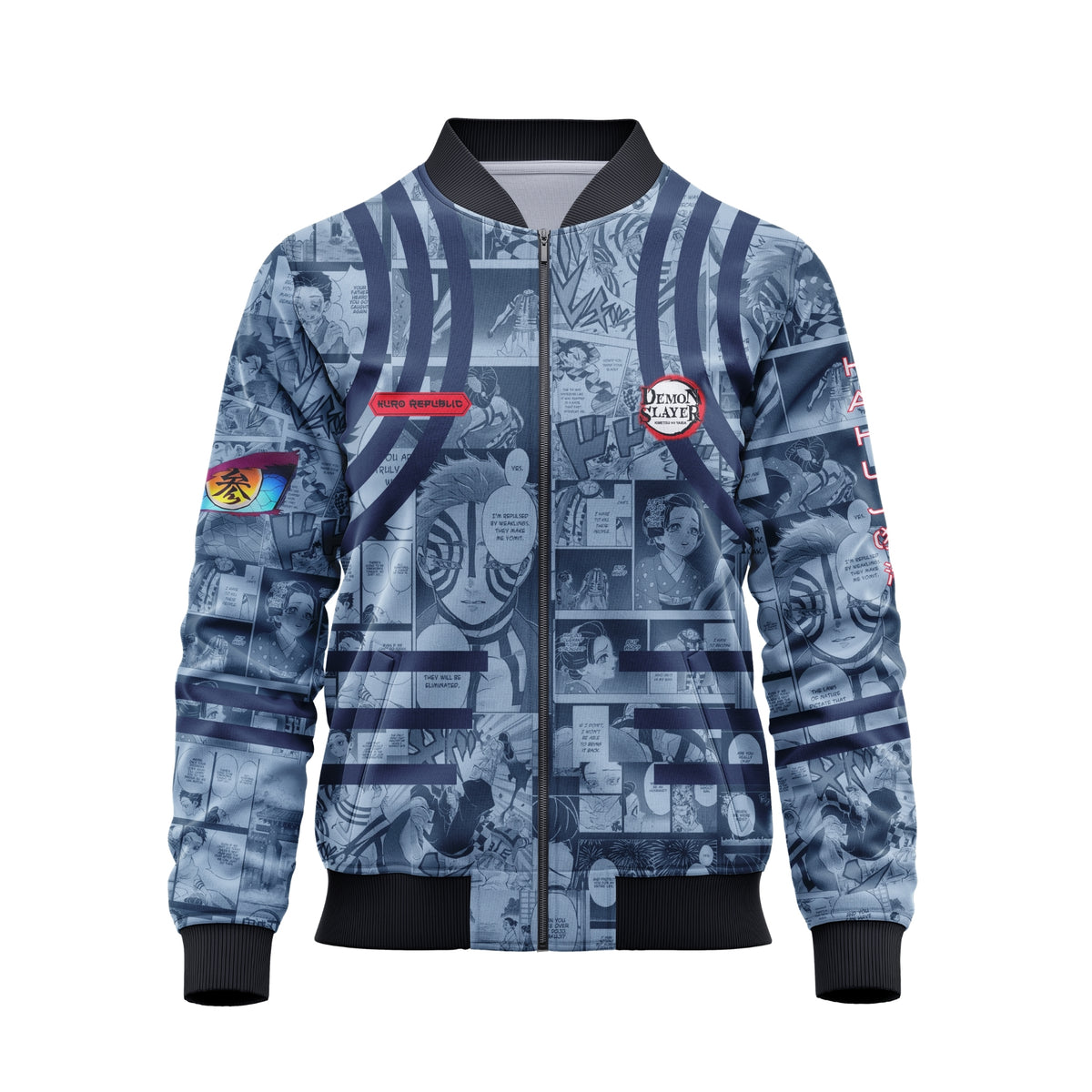 AKAZA | DEMON SLAYER | MANGA BOMBER JACKET