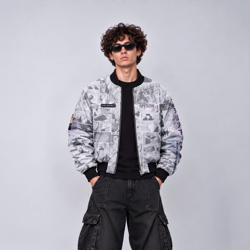 GOJO | JUJUTSU KAISEN | MANGA BOMBER JACKET