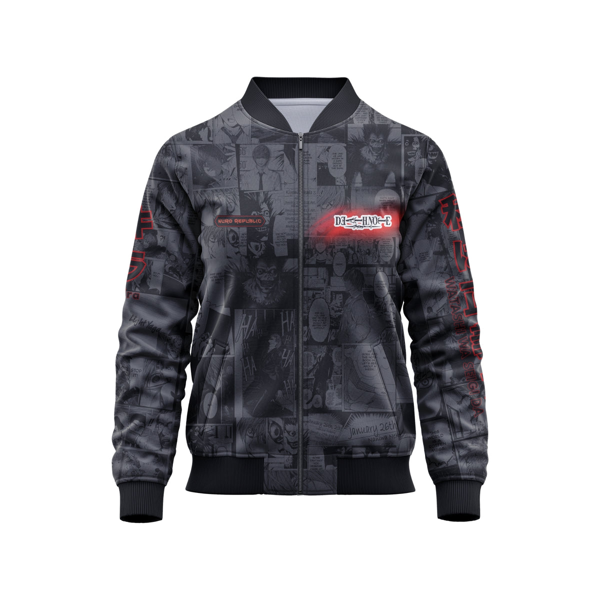 LIGHT YAGAMI | DEATH NOTE | MANGA BOMBER JACKET