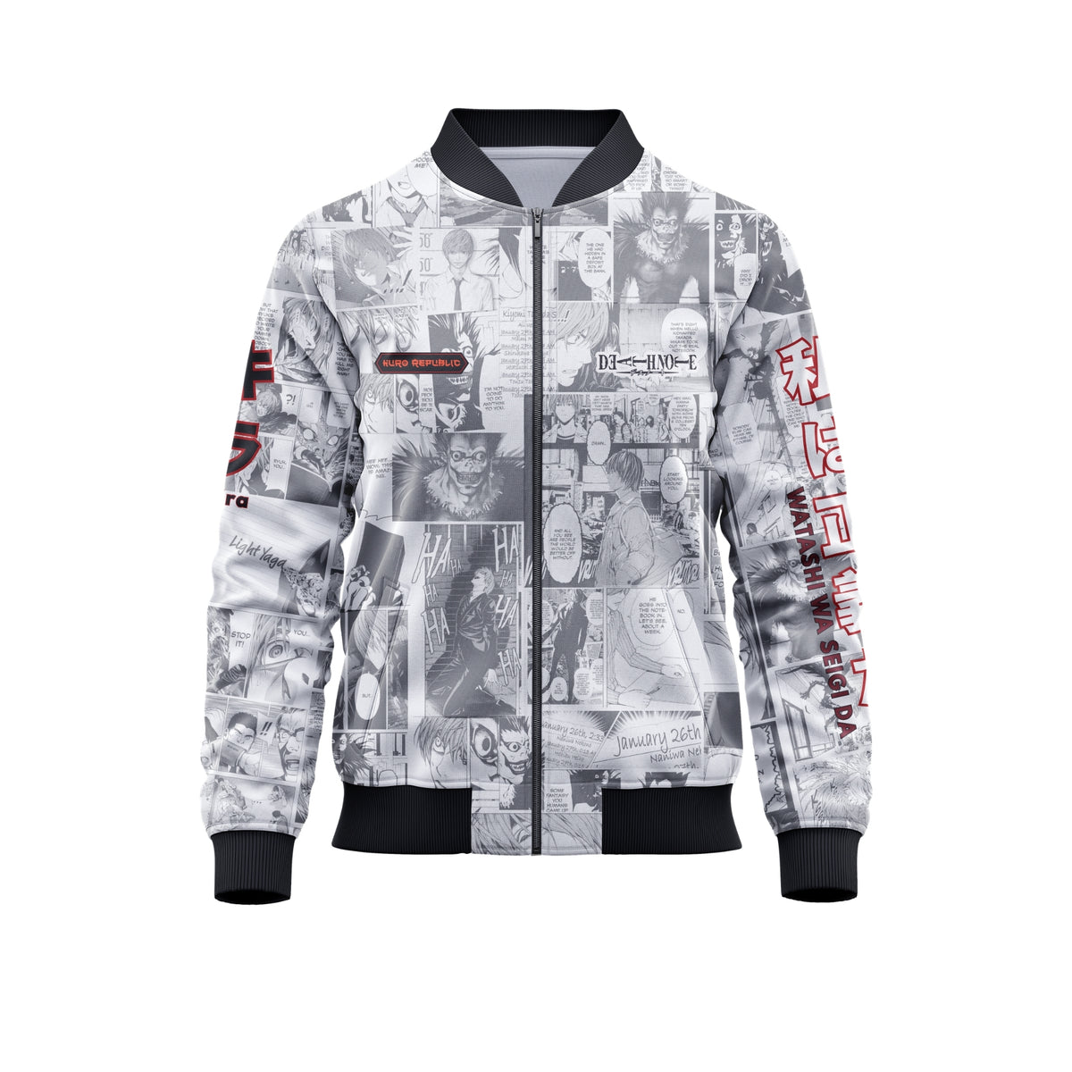 LIGHT YAGAMI | DEATH NOTE | MANGA BOMBER JACKET