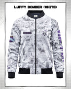 Monkey D. Luffy Gear 5 Manga Bomber Jacket | One Piece Drop 001 Kuro Republic
