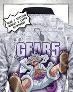 Monkey D. Luffy Gear 5 Manga Bomber Jacket | One Piece Drop 001 Kuro Republic