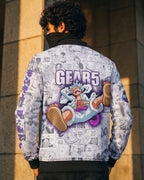 Monkey D. Luffy Gear 5 Manga Bomber Jacket | One Piece Drop 001 Kuro Republic