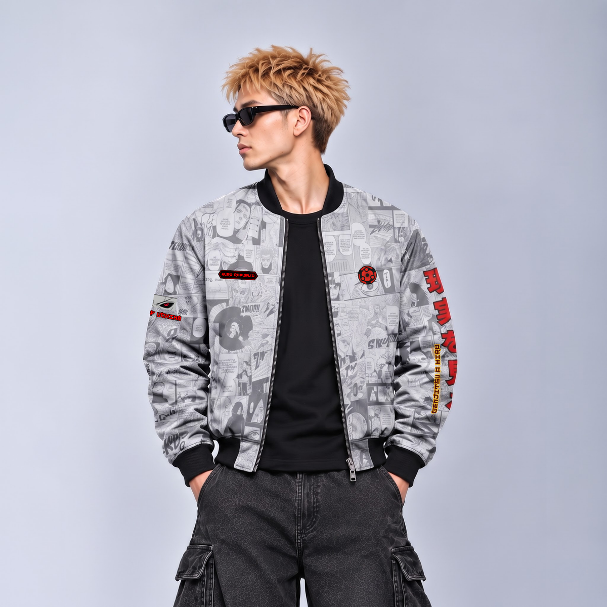 MADARA | NARUTO | MANGA BOMBER JACKET