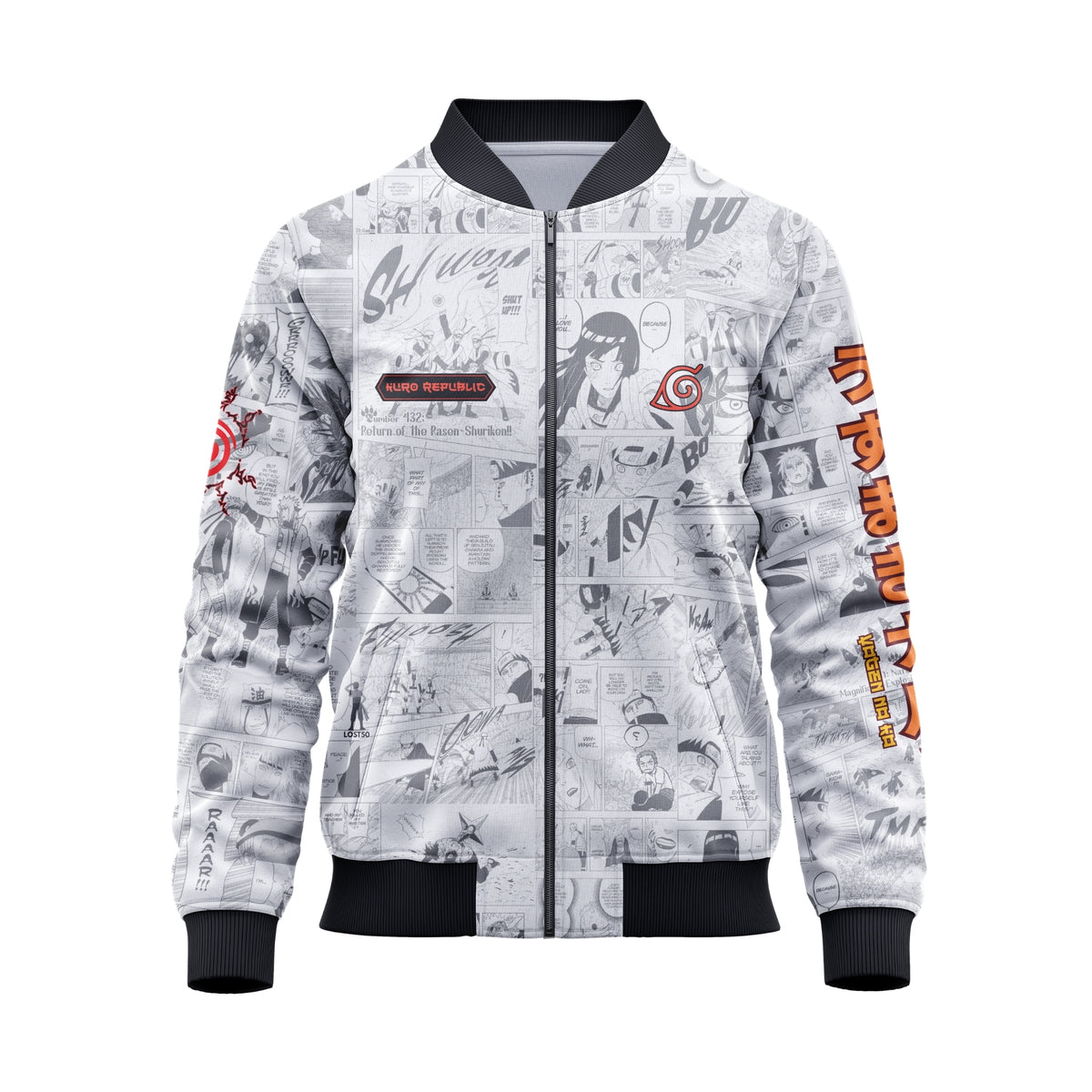 NARUTO | WILL OF FIRE MANGA BOMBER JACKET