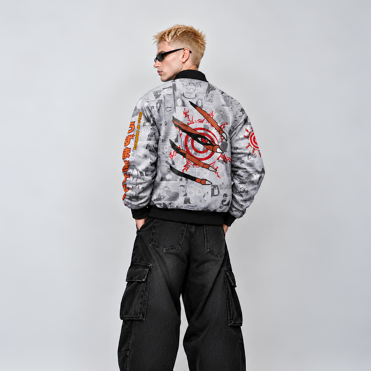 NARUTO | WILL OF FIRE MANGA BOMBER JACKET