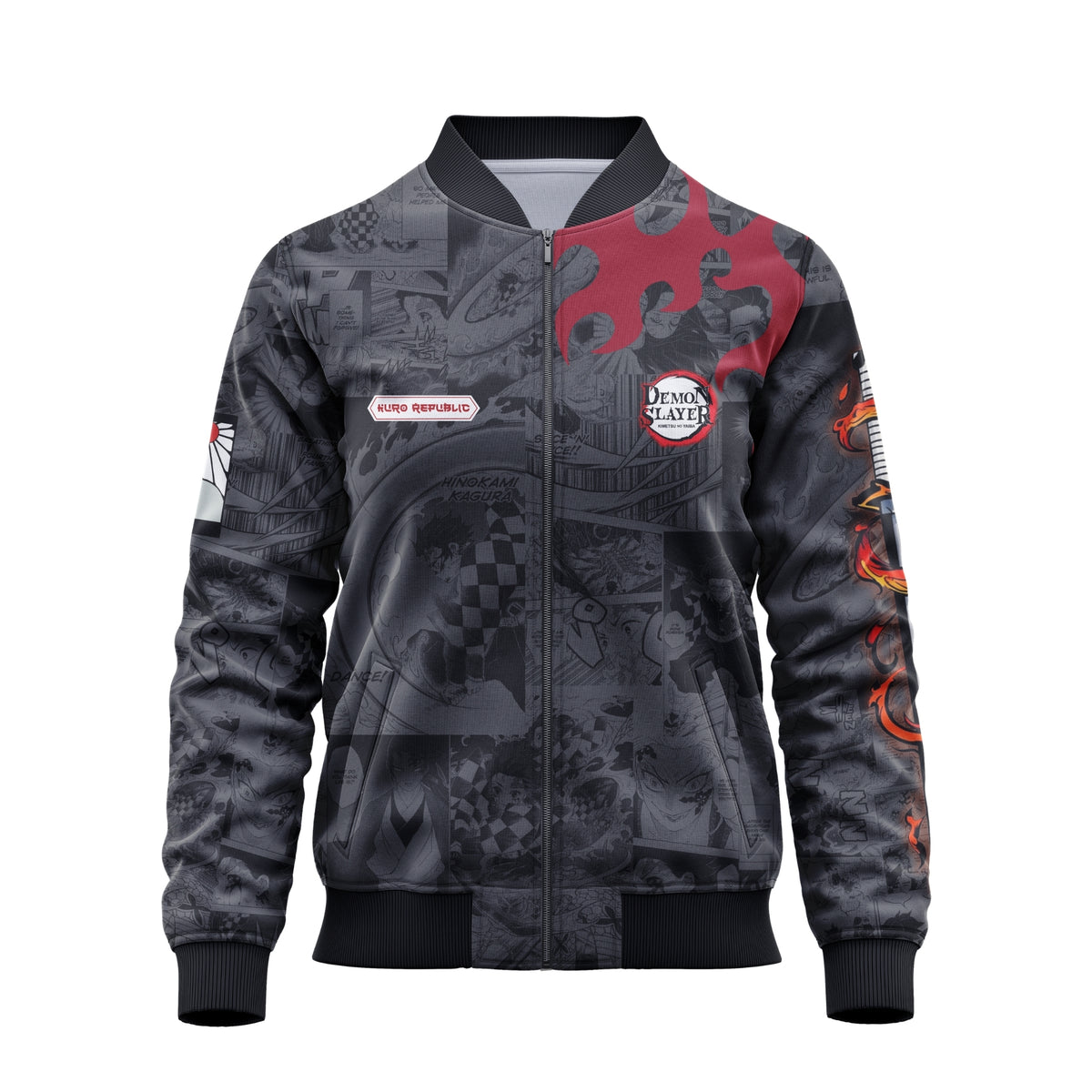 TANJIRO | DEMON SLAYER | MANGA BOMBER JACKET