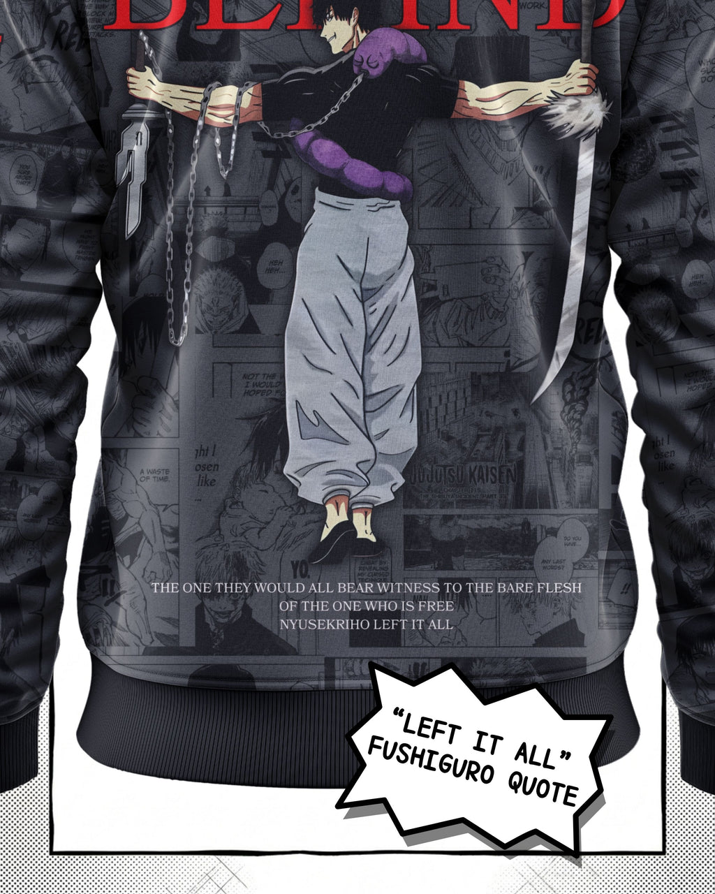 Toji Fushiguro Manga Bomber Jacket | JJK Drop 001 Kuro Republic