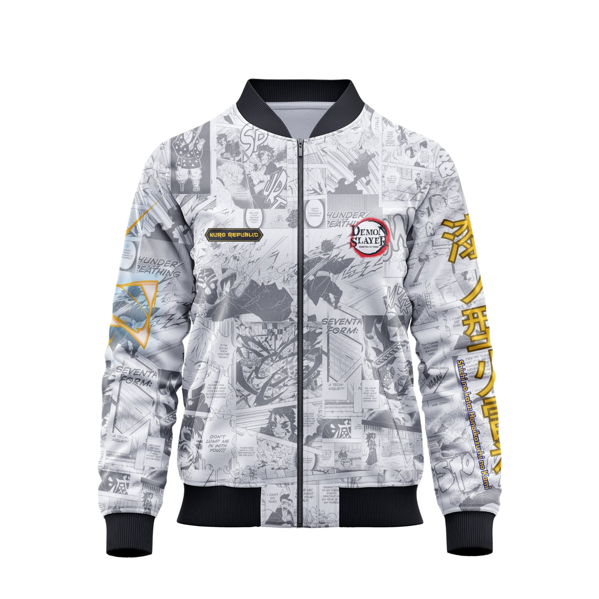 ZENITSU | DEMON SLAYER | MANGA BOMBER JACKET