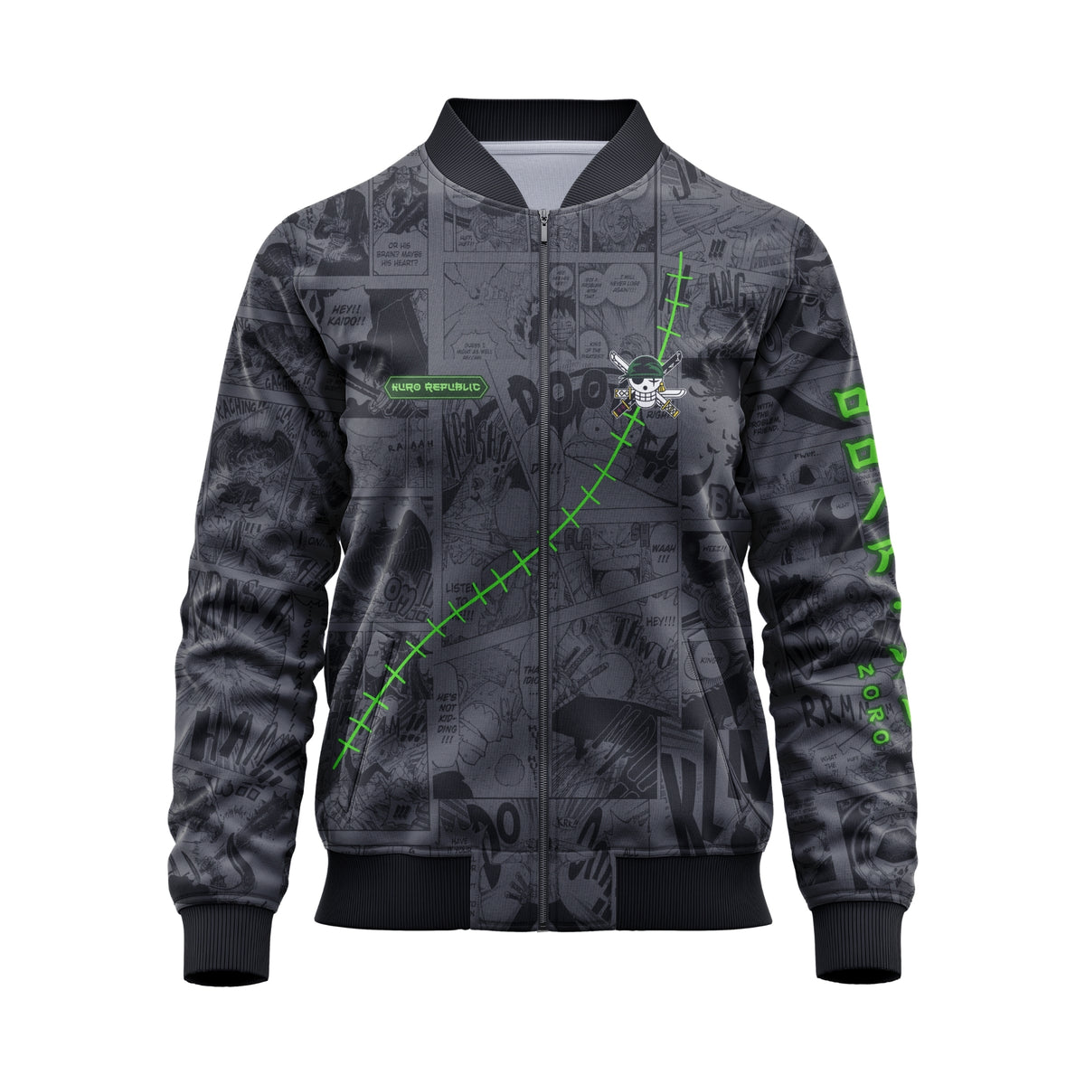 RORONOA ZORO MANGA BOMBER JACKET