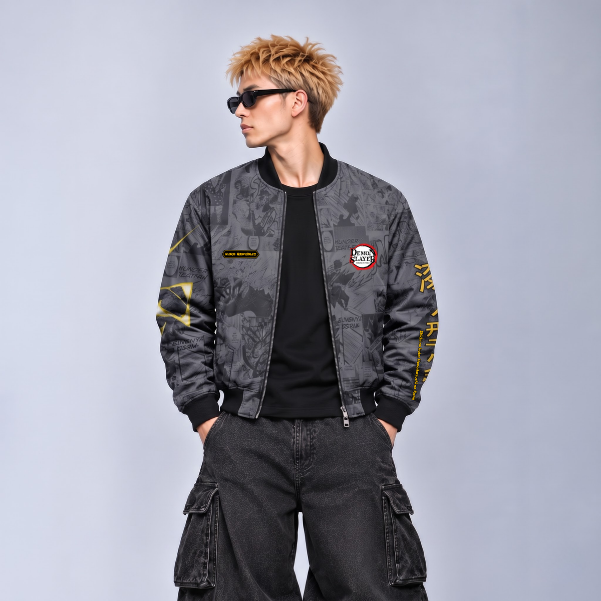 ZENITSU | DEMON SLAYER | MANGA BOMBER JACKET