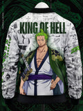 Roronoa Zoro Manga Bomber Jacket | One Piece Anime Jacket India | Kuro Republic - Kuro Republic