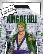 Roronoa Zoro Manga Bomber Jacket | One Piece Drop 001 Kuro Republic