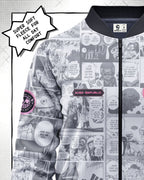 Donquixote Doflamingo Manga Bomber Jacket | One Piece Drop 001 Kuro Republic