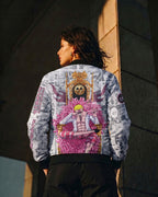 Donquixote Doflamingo Manga Bomber Jacket | One Piece Drop 001 Kuro Republic