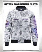 Satoru Gojo Manga Bomber Jacket | JJK Drop 001 Kuro Republic