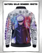 Satoru Gojo Manga Bomber Jacket | JJK Drop 001 Kuro Republic