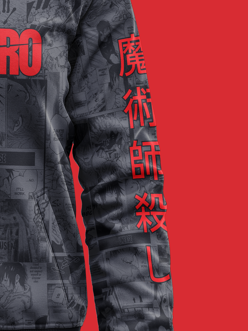Toji Fushiguro Manga Bomber Jacket | JJK Drop - Kuro Republic
